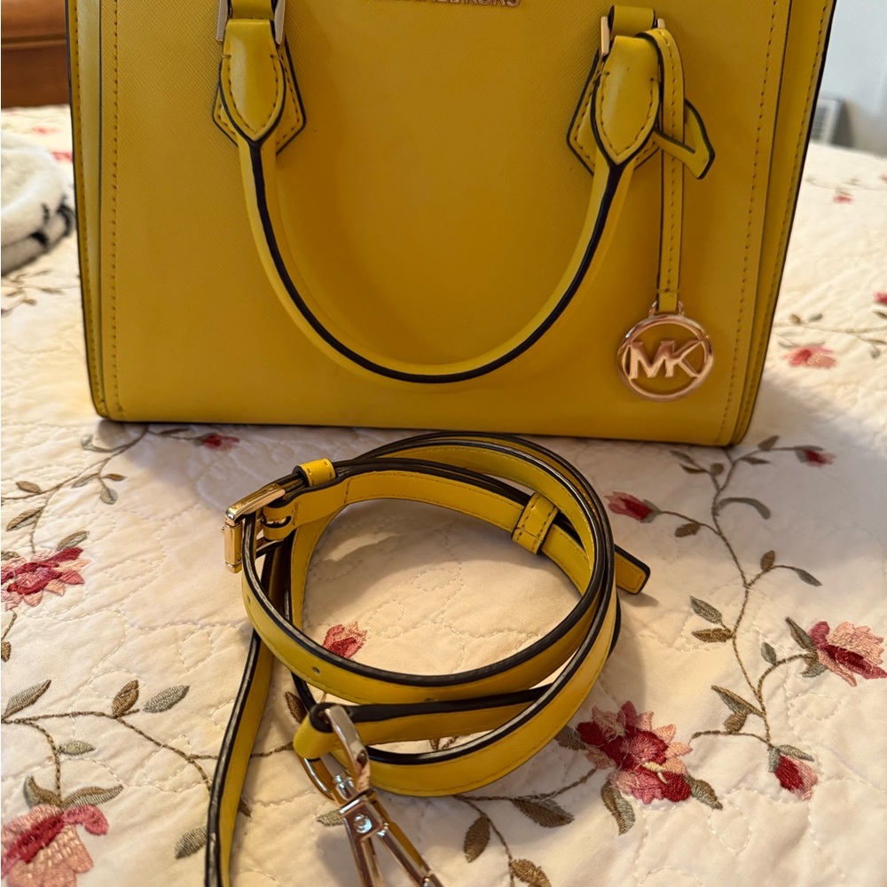 Michael Kors Vibrant Yellow Satchel